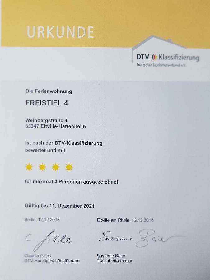 Freistiel 4 Apartman Hattenheim Kültér fotó